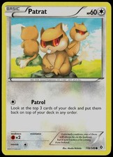 Patrat 118/149 Common Boundaries Crossed Pokemon Card MP