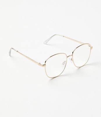Ann Taylor Loft Metal Round Reading Glasses ~ 2.0 ~ GOLDTONE ~ NWT