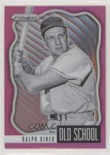 2021 Panini Prizm Old School Pink Prizm Ralph Kiner #OS-10 HOF 0v7