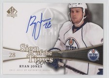 2011-12 SP Authentic Sign of the Times Ryan Jones #SOT-RJ Auto 10r6