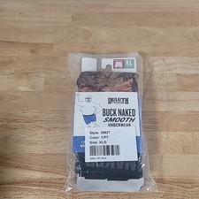 Duluth Trading Co. Men's Buck Naked Smooth Bullpen Boxer Briefs CA4 Camo Size XL