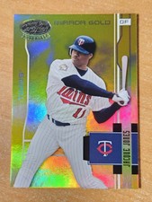 2003 Donruss Leaf Certified Materials Mirror Gold Jacque Jones Card #104 #20/25