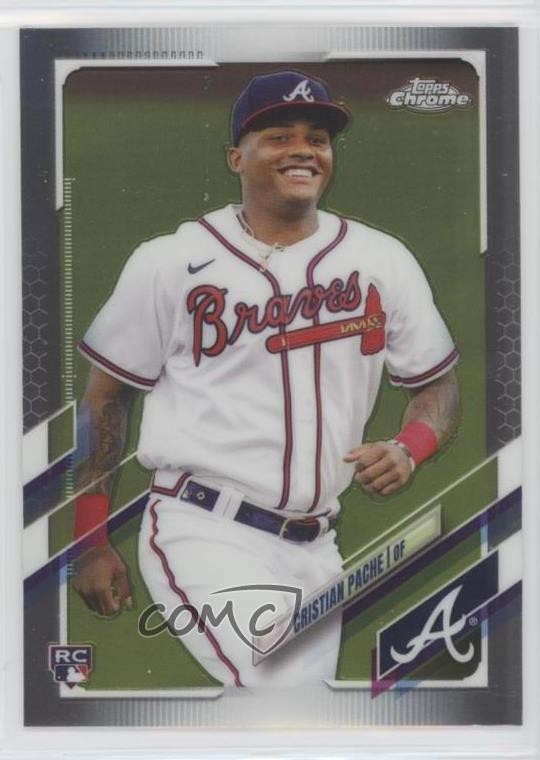 2021 Topps Chrome Cristian Pache (Wearing Hat) #178 12in