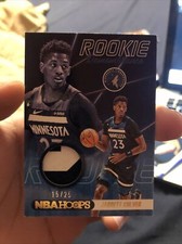 Jarrett Culver 2020-21 Hoops Rookie Remembrance Patch Mem #/25 SSP Wolves