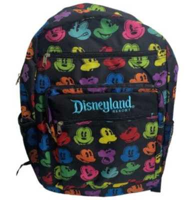 NWT Disneyland Park Exclusive Rainbow Silhouette Face Mickey Mouse Backpack DISNEY Disneyland Park Exclusive Rainbow Silhouette Mickey  main image 2