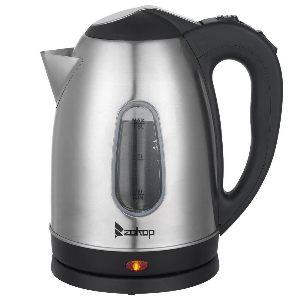 Home Dorm 1.8L Electric Tea Water Kettle 1500W Fast Boiling Stainless Steel  | eBay