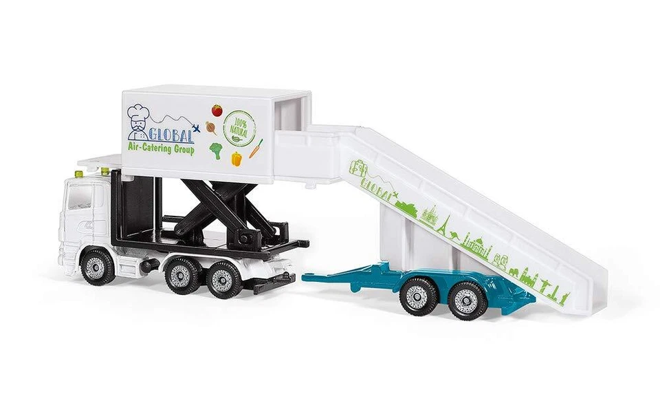 6312 Flughafenset Metall/Kunststoff Weiß Inkl. Verkehrsflugzeug Catering-Fahr... - Bild 4 von 4