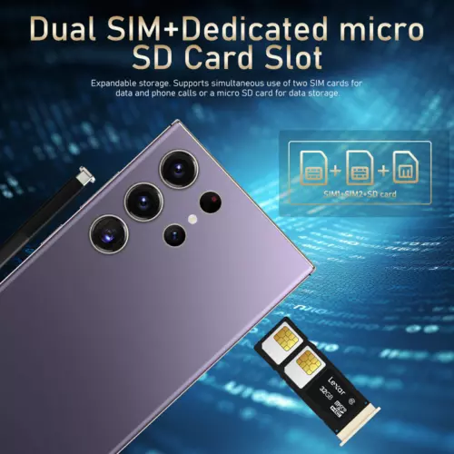Entsperrt S24 Ultra 5G Smartphone 7,3" Android Handys Dual SIM 12GB+512GB - Bild 14 von 30