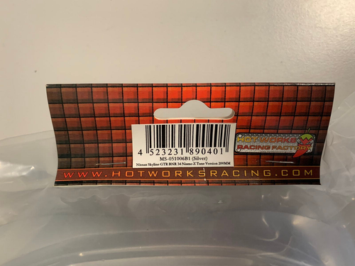 RARE HOT WORKS RACING 1:10 LEXAN BODY NISSAN SKYLINE GTR BNR 34 MS-051006-B1 - Picture 5 of 5