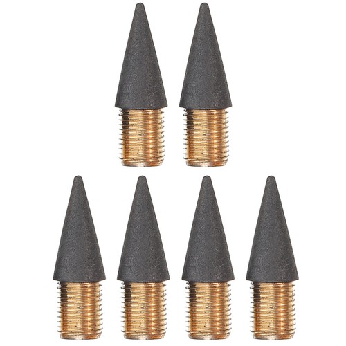 6 Pcs Pencil Head Student Forever Replacement Tip Everlasting Pencils - Afbeelding 3 van 12