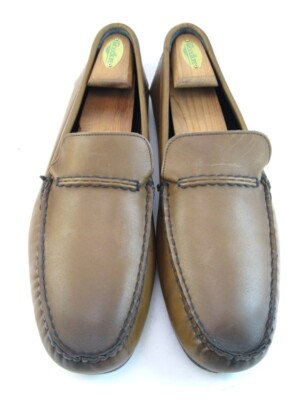 Allen Edmonds ''SUPER SPORT DRIVER'' Driver Loafers 10 D Mocha Brown DISCTD(346N)