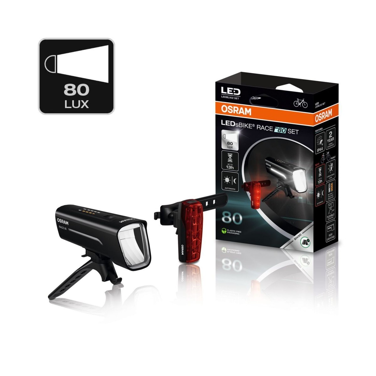 Lampada Bici Modello 2025 Faro Anteriore A LED Ricaricabile USB Per Bici | Luce Bianca Forte, Modello 2025 Lampadine Led H4 Moto - Foto 8