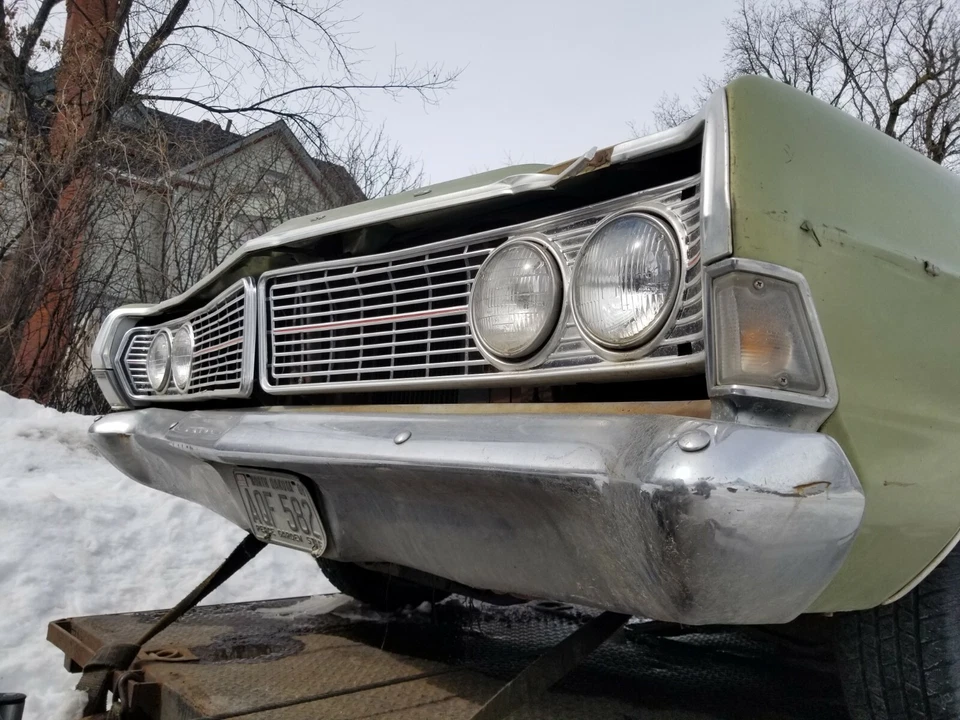 Soportes parachoques delanteros Galaxie 500 Ford 68 1968 Galaxy XL LTD trasero Foto 4 de 4