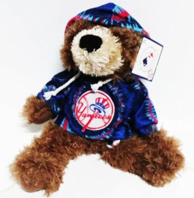 New York Yankees Good Stuff Plush Teddy Bear with Hooded Sweater