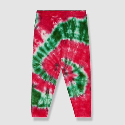 $705 Alanui Kid's Girls Pink Tie-dye Virgin Wool Jogger Pants Size 10