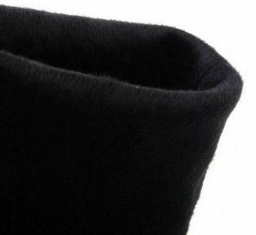 Damen PU-Leder Reiten über das Knie hohe Oberschenkel Stiefel Schnalle Riemen Schuhe Größe - Bild 3 von 9