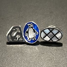 3 Pieces Lapel Pin Set Fancy Men Suit Brooches