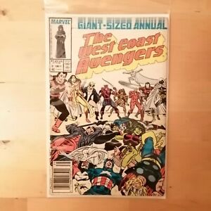MARVEL COMICS - The West Coast Avengers - Giant-Sized Annual 2 1987 - VINTAGE
