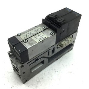 2x Festo MT2H-5/2-4.0-L-S-VI Solenoid Valves, On VIGM-03-4.0 Manifold Block