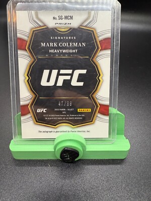 UFC 2023 Panini Select Mark Coleman Red Auto / 49 SG-MCM | eBay