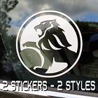 <!--F#f_0-->2 x Holden Lion CAR UTE Windscreen vinyl cut sticker decal 90mm - WHITE<!--F/-->