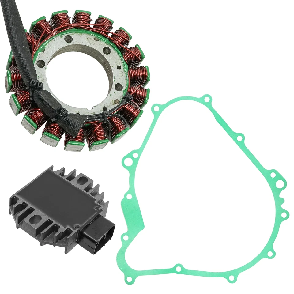 Estator y regulador rectificador con junta para Yamaha Kodiak 400 YFM400 2000-2006 Foto 4 de 4