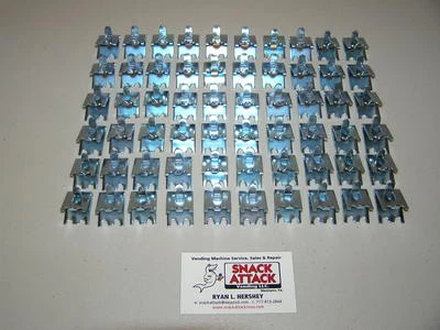 (60) TRUE, BEVERAGE AIR COMMERCIAL COOLER / FREEZER SHELF CLIPS- NSF-2 Day Ship!