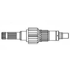 92501c1 New 1,000 Rpm Pto Shaft Fits Case-ih Tractor Models 7110 7130