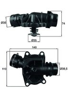 Mahle Original TI23388 Thermostat KüHlmittel FüR BMW Opel Land Rover
