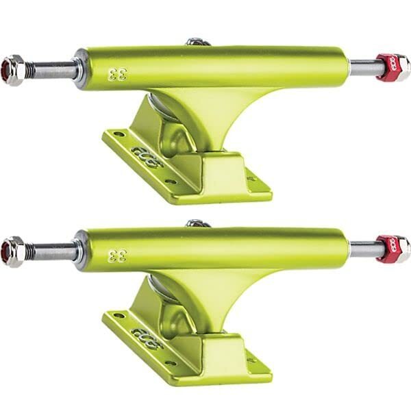 Ace Trucks MFG. AF1 33 Satin Lime Skate Trucks 5.4