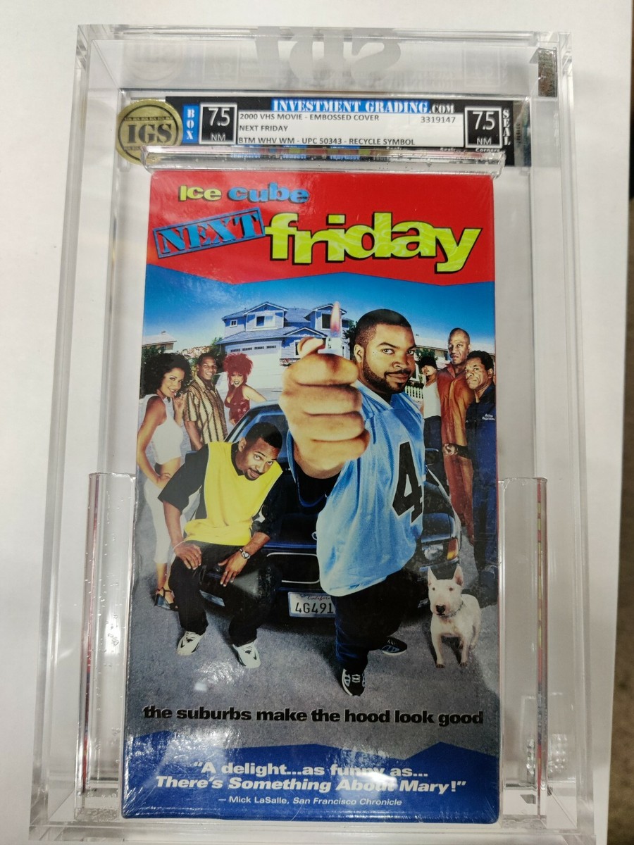 IGS Next Friday Ice Cube Vhs Brand New Factory Sealed 7.5/7.5 NM