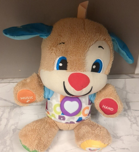 Fisher Price Laugh and Learn ABC Smart Stages Interactive Puppy Plush Dog