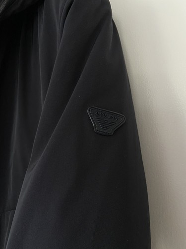 Armani Jeans Navy Coat Men’s EU48 - Picture 3 of 8