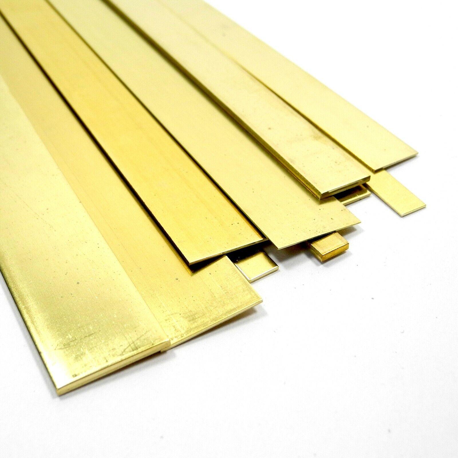 K&S 3407 Brass Strip Assortment, 12 Pieces, Made in The USA