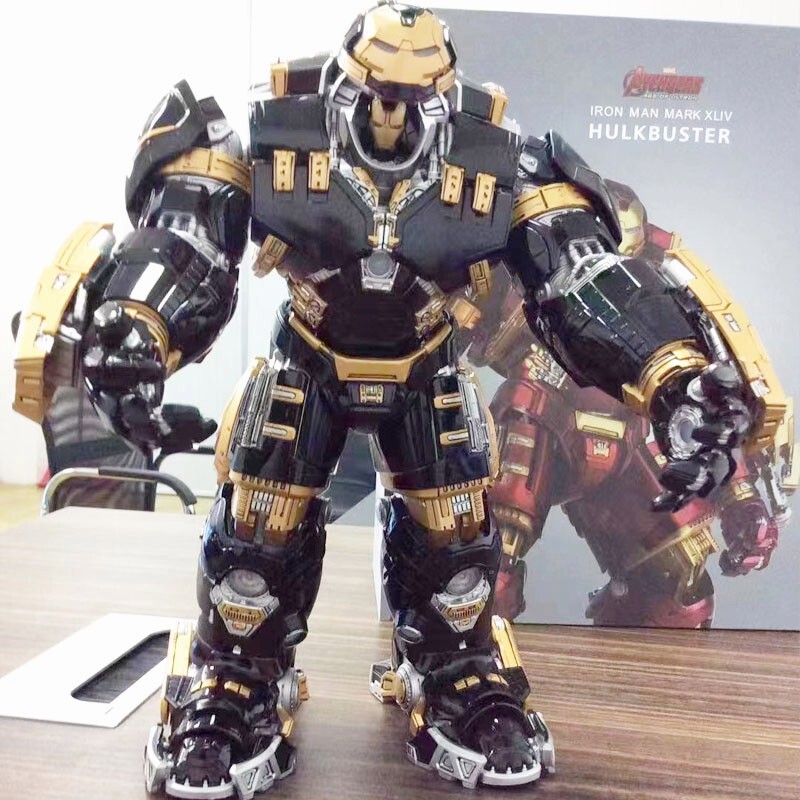 Comicave 1/12 Iron Man MK44 Black Gold Hulkbuster LED Action