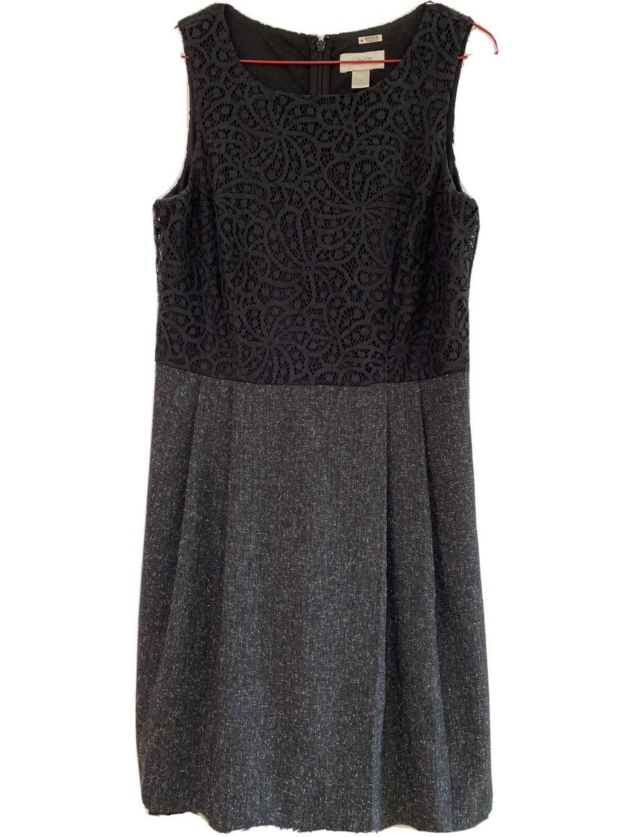 Ann Taylor LOFT Black Lace Dress