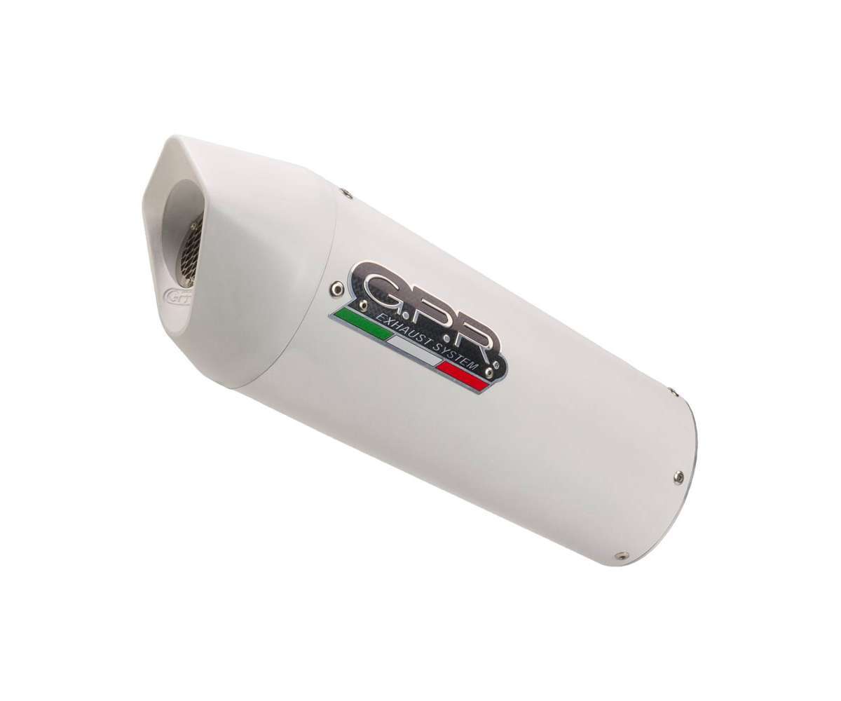 Exhaust Muffler GPR Albus Evo4 Approved Glossy white Ktm Adventure 790 2021 2023