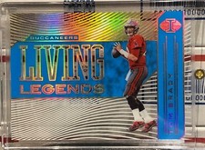 2020 ILLUSIONS TOM BRADY, #LL1, LIVING LEGENDS, LIGHT BLUE SERIAL #051/299