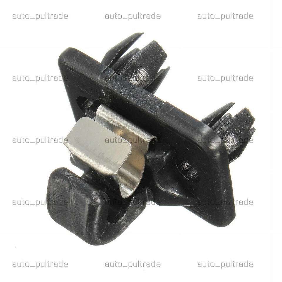 4PCS Sun Visor Clips BLACK For Audi A3 A4 A5 Q5 A7 B6 B7 B8 S4 S5 TT 8U0857562A - Image 2 of 4