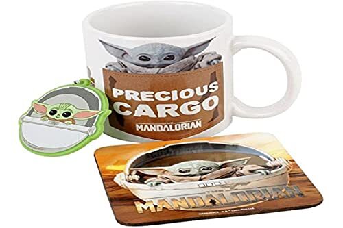 Pyramid Europe Gmbh Mandalorian Geschenkset Yoda Baby 3-teilig -