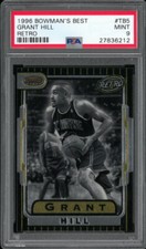 PSA 9 MINT 1996 BOWMAN'S BEST GRANT HILL #TB5 PISTONS 36212 B187