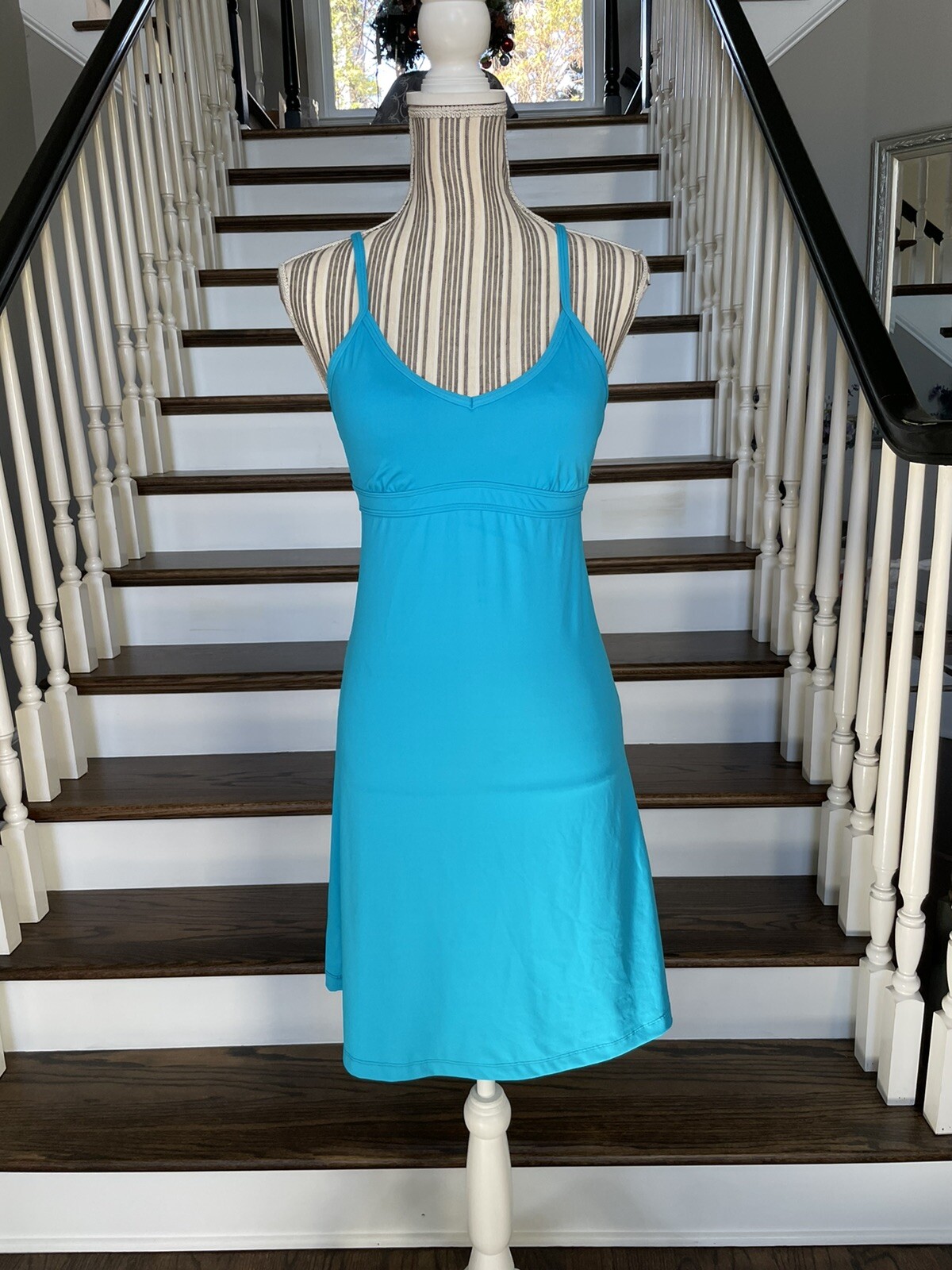 Athleta Shorebreak Swim Beach Dress Tidal Blue X Smal… Gem