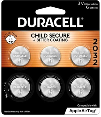 Duracell 3V CR2032 Lithium Coin Battery