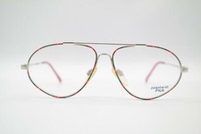 Vintage Fila F 6832 Titantwist Multicolored Silver Oval Glasses Frame NOS