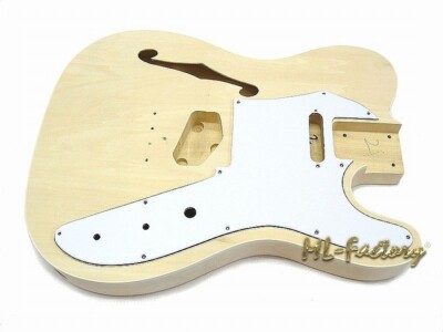 E-Gitarren Korpus / Body ML-Factory  Style II Hollow Body incl. Pickguard