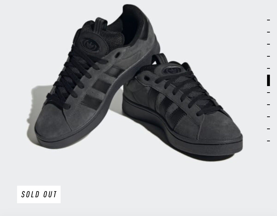 Adidas Campus 00s charcoal sneakers | eBay
