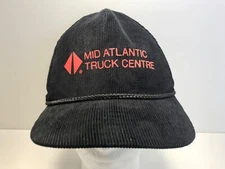 International Mid Atlantic Truck Center Corduroy Snapback Hat Black Linden, NJ