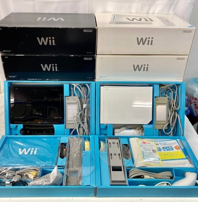 Nintendo Wii Shiro - Kuro RVL-S-WD Game Console Full Accessories 