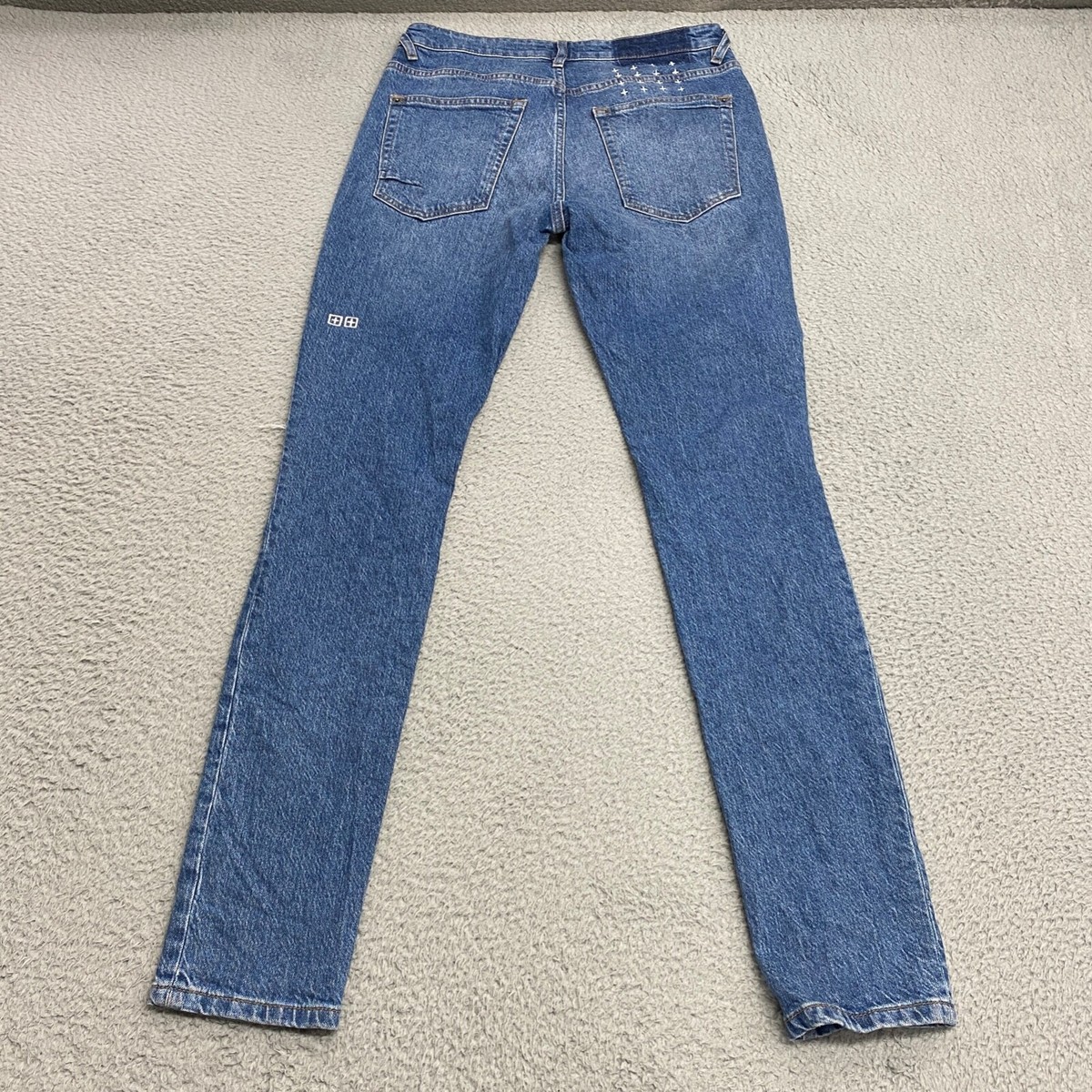 Ksubi Jeans Mens 31 Blue Button Fly Denim 31x32