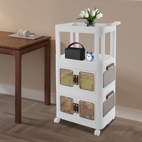 Multifunctional Movable Storage Bathroom Organizer Storage Cart for Kitchen